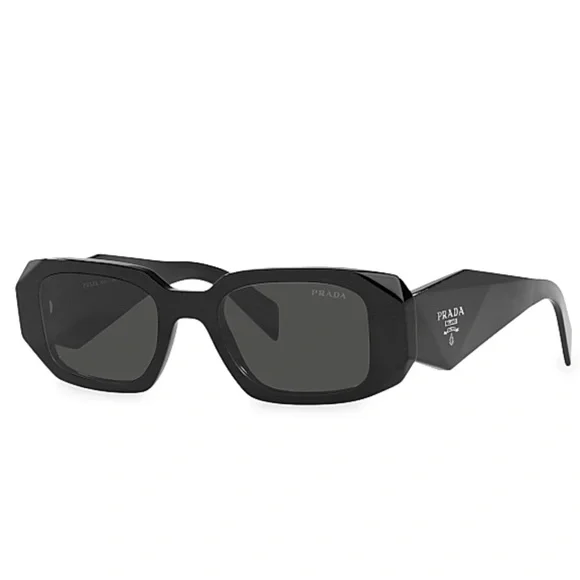 Prada | Accessories | Prada Sleek Black Geometric Sunglasses  display picture 3
